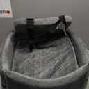 Dog Car Seat for Small/Medium Dogs, Memory Foam Dog Booster Seat, Travel Safety Per Car Seat with Washable Removable Cover, Storage Pockets for Dogs up to 35 lbs (Gray)