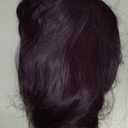 SAPPHIREWIGS 13x6 Lace Front Wigs Long Straight Grape Synthetic Lace Front Wigs for Black Women Glueless Dark Violet Hair Pre Plucked Hairline Daily Cosplay Use 26 inch (Purple)