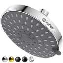 HOPOPRO 5-Mode Shower Head - The Washington Post, NBC News, Today TV Show Recommended - High Flow Fixed Showerheads (6 Inch Chrome)