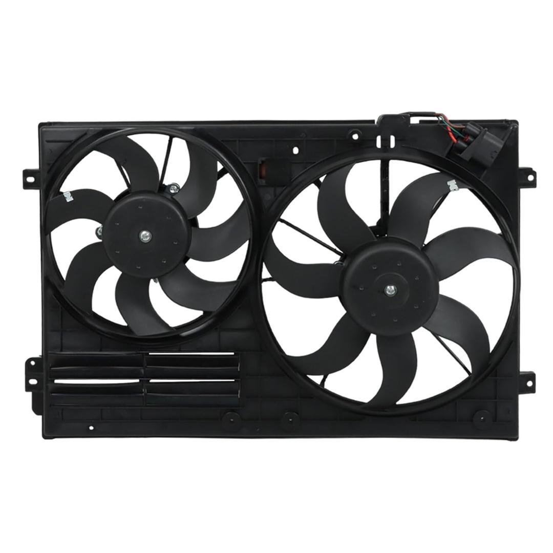 Radiator Cooling Fan Replacement for A3 Jetta CC Beetle 1.8L 1.9L