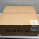 Boho Ceiling Fan with Lights Flush Mount,20 Inch Bohemia White Wood Bead Close to Ceiling Fan Light, 4 Lights Low Profile Enclosed Ceiling Fans with Remote Control for Bedroom Living Room Kitchen