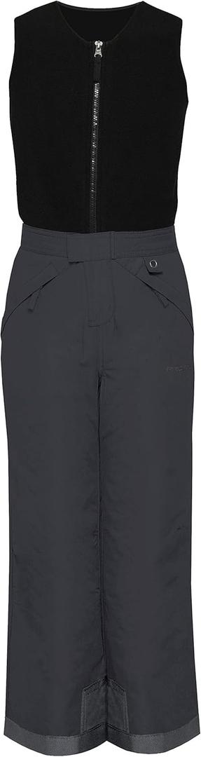 Arctix Kids Limitless Fleece Top Bib Overalls (Steel)