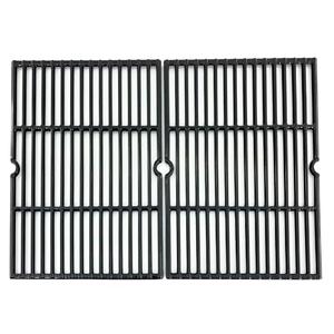 Direct Store Parts DC116 18 1/4 Inch Grid Grate Replacement for Charbroil, Coleman, Kenmore, Master Forge, Thermos, Uniflame, Master Forge and Others, 2 PCS Porcelain Coated Cast Iron Cooking Grid