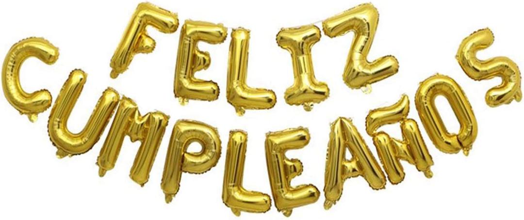 Letter Balloons Feliz Cumpleanos Gold Balloon Happy Birthday Balloons Birthday Banner Decoration Party Decoration Supplies