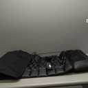 HOMEMASSA Massage-Mat, Detachable Neck Massager, Full Body Vibration Heating, Massage Pad with 10 Vibrating Motors and 9 Speed Settings for Home Office Use, Black