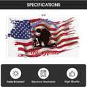 AVOIN colorlife Memorial Day Always Remember Our Heroes House Flag 3x5 FT Double Sided, Military Soldiers Patriotic Large Banner Yard Outdoor Flag