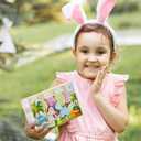 Zoketriton 24Pcs Easter Cookie Boxes with Window, Easter Buffalo Plaid Cute Bunny Egg Cookie Gift Kraft Paper Treat Boxes Cookie Goody Container for Spring Easter Party Supplies
