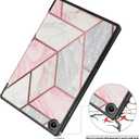 Case for Lenovo Tab M10 Plus (3rd Gen) 10.6'', Folding Folio Ultra-Thin PU Leather Stand Case Cover for Lenovo Tab M10 Plus (3rd Gen) 10.6'' TB-125F/TB-128F Geometry