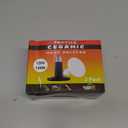 LUCKY HERP 150W Ceramic Heat Emitter, Reptile Heat Bulbs, Yellow Ceramic Heat Lamp for Reptiles, Amphibian, Chicken, Dog, Cat (2-Pack)