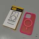 MOCCA Strong Magnetic for iPhone 15 Pro Case, [Compatible with Magsafe][13FT Military Drop Protection] Slim Translucent Matte Shockproof Case for iPhone 15 Pro Phone Case 6.1'', Hot Pink