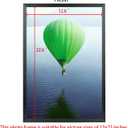 Mxtallup 13x23 Picture Frame Solid Wood 13x23 Poster Frame for Wall Photo Frames Family Black (T22B1323)
