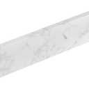 21 in. W x 4 in. H Engineered Stone Sidesplash for Bathroom Vanity Sink Top in White