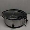 Crock-Pot 7 Quart Oval Manual Slow Cooker, Stainless Steel (SCV700-S-BR), Versatile Cookware for Large Families or Entertaining