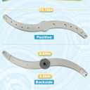 IWIWE WD22X33499 WD22X27724 Dishwasher Lower Spray Arm Compatible with GE Dishwasher Replaces AP7014276 WD22X26621 WD22X27724 WD22X10091 (1 Pc-Main image shows front & back)