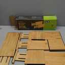 ANTOWIN 4 Pack Expandable Drawer Dividers, 4.7'' High, Extend from 12.2'' to 17.7'', Dresser Drawer Organizers, Bamboo Separators for Kitchen, Bedroom, Office, Bathroom (Natural)