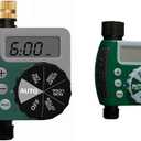 Orbit 62056 One Outlet Single-Dial Hose Watering-timers & 62061Z Single-Outlet Hose Watering Timer, 1, Green