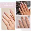 CANNI 6 Colors 9 ML Hema-Free Nude Pink Gel Nail Polish Set, Light Pink Nude Soft Pale Baby Pink Gel Polish Set, Soak Off LED Nail Manicure Kit DIY at Home Salon Gifts