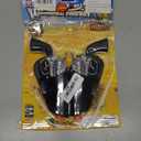 Children's Western Cowboy Police Toy Set, Includes Toy Pistol, Holster, Sheriff Badge, Bullets, Belt, Suitable for Police Role-Playing, Cowboy Theme Party Costume Accessories, Stage Props.