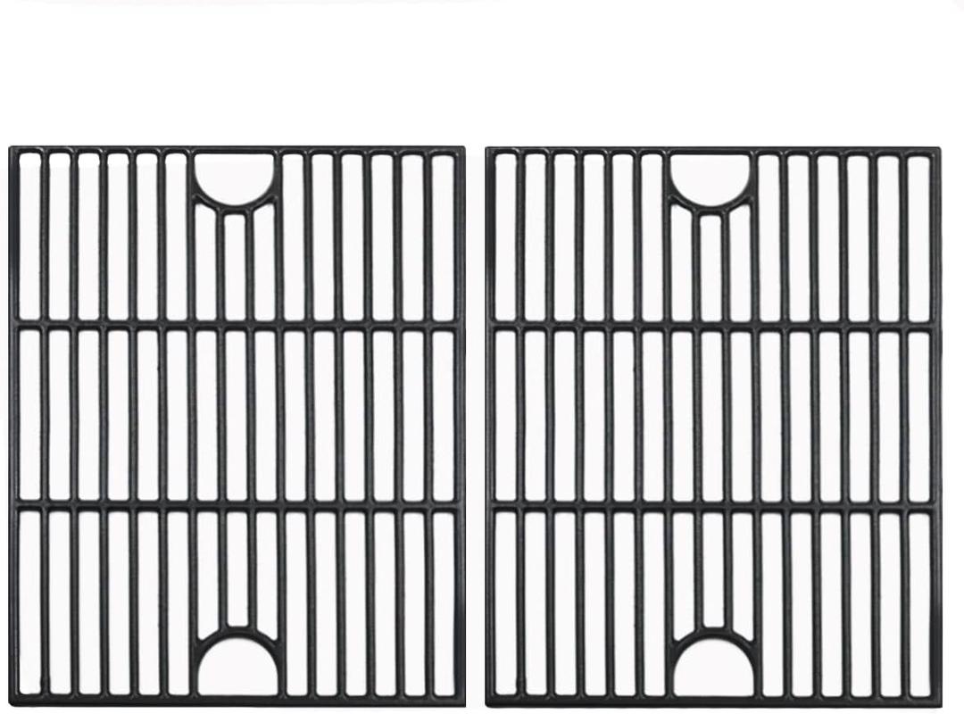 17 Inch Grill Grate for Nexgrill 4 Burner 720-0830H 720-0670A 720-0783E 720-0958A 5 Burner 720-0888N, Cast Iron Cooking Grids for Kenmore 415.16106210 Expert Grill 720-0789H 720-0789C Replacement Part