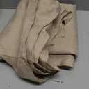 Fitable Linen Textured Tablecloths 2 Pack, Faux Burlap Rectangle Table Clothes for 6 Foot Tables, Rustic Table Covers for Buffet, Banquet, Kitchen Dining, Party, Farmhouse (Nature, 54 x 108 Inch)