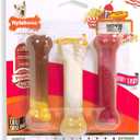 Nylabone Original Bone Power Chew Toy for Dogs, Durable Dog Toys for Aggressive Chewers, Flavor Frenzy Chili Cheese Dog, Popcorn, & Cherry, Small - Up to 25 Ibs, 3 Pack
