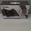 Papillon Shiatsu Back and Neck Massager with Heat, Deep Tissue Kneading,Electric Massage Pillow for Back,Shoulders,Legs,Foot,Body Muscle Pain Relief,Use at Home,Car,Office (Gray)