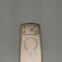 Magnetic for iPhone 17 Pro Max Case, Compatible with MagSafe, Built-in Camera Lens Protector, Slim Thin Soft Silicone Bumper Shockproof Metallic Luster Phone Case, Gold