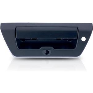 KarParts360 Tailgate Handle for Ford F-150 2015 2016 2017 | Power Locking | w/Camera Hole & LED Light Hole | Textured Black Bezel w/Smooth Black Lever | Plastic | FL3Z9943400AA