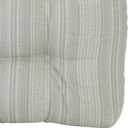 Klear Vu Wicker Solarium Indoor and Outdoor Chair Cushions for Patio Furniture, Kitchen and Dining Room, Water-Resistant Seat Pads, 19x18 Inches, 2 Pack, Boardwalk Stripe, 2 Count