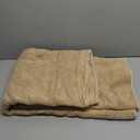 American Soft Linen Oversized Bath Sheet 40x80 Extra Large for Bathroom, 600 GSM 100% Cotton Turkish Jumbo Bathsheet Towels for Adults, Beige Bath Sheet