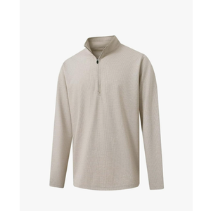 M MAELREG Quarter Zip Pullover Men Mock Neck Long Sleeve Performance Golf Athletic Pullover Half Zip Mens Sweatshirt 2XL