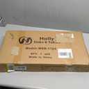 Hally Stainless Steel Shelf with 4 Hooks 12" x 24" Wall Mounted Pot Rack, NSF Commercial Floating Shelving for Storage Hanging Pots, Pans, cookware in Restaurant, Kitchen, Home and Hotel