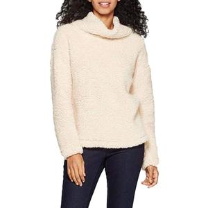A New Day Women's Any Day Turtleneck Sherpa Pullover Sweatshirt, Small