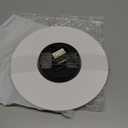 Mosewa Wall Clock 10 Inch Silent Non Ticking Battery Operated White Modern Office Simple Minimalist Decorative for Kitchen Home Bathroom Living Room