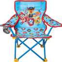 Paw Patrol Kids Camping Chair, Camp Fold N Go Chair with Carry Bag
