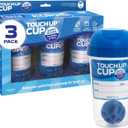 Touch Up Cup Empty Plastic Paint Storage Containers with Lids for Leftover Paint, Touch Ups, As Seen On Shark Tank Products, 13 oz, Pack of 3