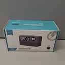 15W Fast Wireless Charger with Bluetooth Speaker and Alarm Clock Radio,4 in1 Wireless Charging Station for iPhone,Android Phones with FM Radio for Bedroom (7inch, Gray)