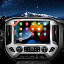 13.1" QLED Car Radio Stereo Upgrade for Chevy Silverado & GMC Sierra 2014-2018, 8-Core Head Unit with CarPlay/Android Auto, 2K Touch Screen and 1080P Backup Camera