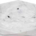 Soap Dispenser, Pump, Hand Soap, Dish Soap Dispenser, Kitchen, Bathroom, Refillable, Marble Design, Plastic, White (Gray)