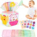 Easter Baby Toys Montessori Toys Baby Tissue Box Toy for Babies 3 6 9 Months, Easter Gifts, Easter Basket Stuffers for Babies