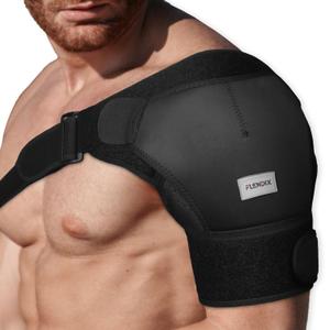 Adjustable Shoulder Support Brace For Men and Women, Rotator Cuff Shoulder Brace For Torn Rotator Cuff, Dislocation, Shoulder Sling Compression Fits Right and Left (Large/X-Large)