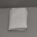 ALYVIA SPRING Stall Fabric Shower Curtain Liner Waterproof - 60" x 72", Soft & Lightweight Stall Size Shower Curtain with Magnets, Machine Washable - 60x72, White