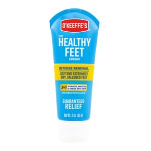 O'Keeffe's for Healthy Feet Intense Renewal Cream with Urea & Alpha Hydroxy Acid - 3 oz Tube (1 Pack) - Softens and Chemically Exfoliates Extremely Callused, Dry Feet