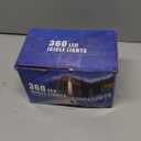 Hopolon 33FT 360L LED Christmas Icicle Lights Outdoor Waterproof,8 Modes Plug in Curtain String LIghts With 60 Drops,Christmas Lights for Wedding,Party,Bedroom,Home,Garden,Wall Decorations(Blue White)