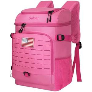 Cooler Backpack, 30 Can Backpack Cooler 4-Sided Cold Retention Technology, Lightweight & Hands-Free for Beach, Camping