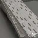 SPACELEAD Slim Storage Cart 4 Tier,Bathroom Organizer Rolling Utility, Mobile Shelving Unit Slide Out for Office, Kitchen, Laundry Room & Narrow Places,White