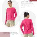 Cosmolle Womens Long Sleeve Lightweight Sun Shirts Summer 2025 UPF 50+ UV Protection Fishing Hiking Shirts (Pink, M)