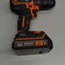 BLACK+DECKER 20V MAX Cordless Drill/Driver Kit with ‎Battery, Charger, and Double Ended Bit (BDCDD120C)