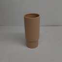 Ceramic Flower Vase, Large Ceramic Vase, Decorative Vase, Boho Vase, Modern Vase, Ribbed Vase, Pampas Grass Vase for Decor, Living Room, Office, Mantel, Shelf, Dinning Table, 12 Inches