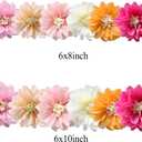 2 x 12pcs 8in10in Paper Flowers Decorations Paper Pom Poms Tissue Paper Flowers | Hanging flowers Wall Backdrop Wedding Party Flower Decorations DIY Art Craft Blooms For Birthday Events Decorations